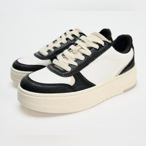 Zara Contrast Color Sneakers Size 9 NWOT